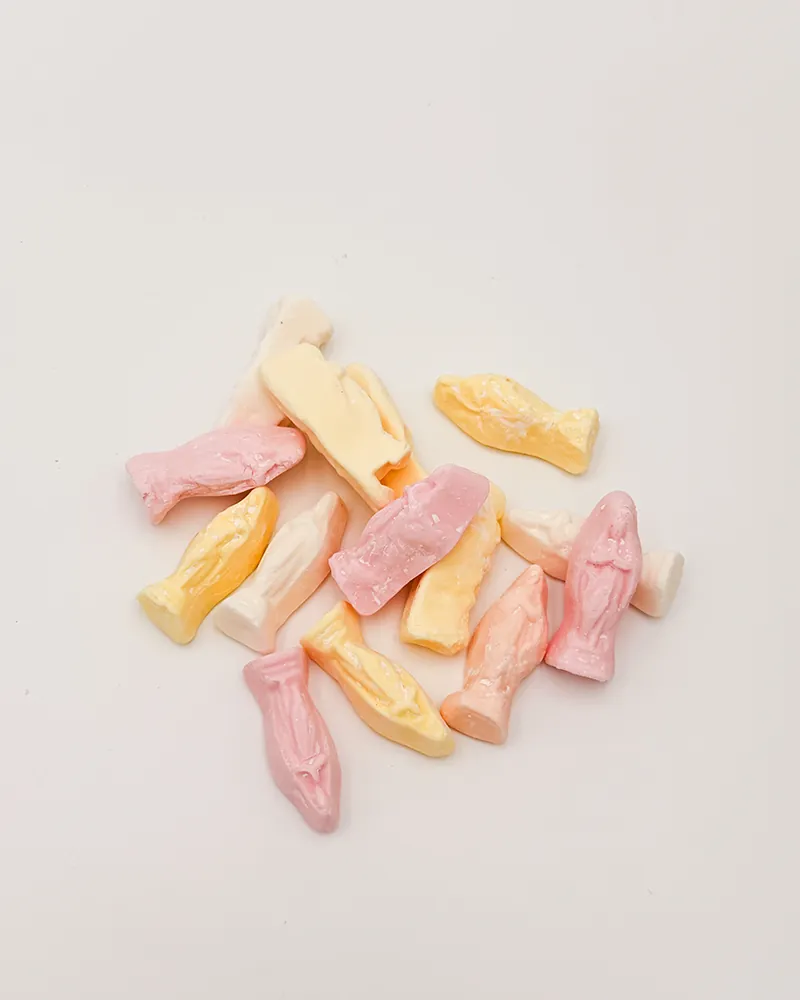 Pastelkleurige suikerfiguurtjes